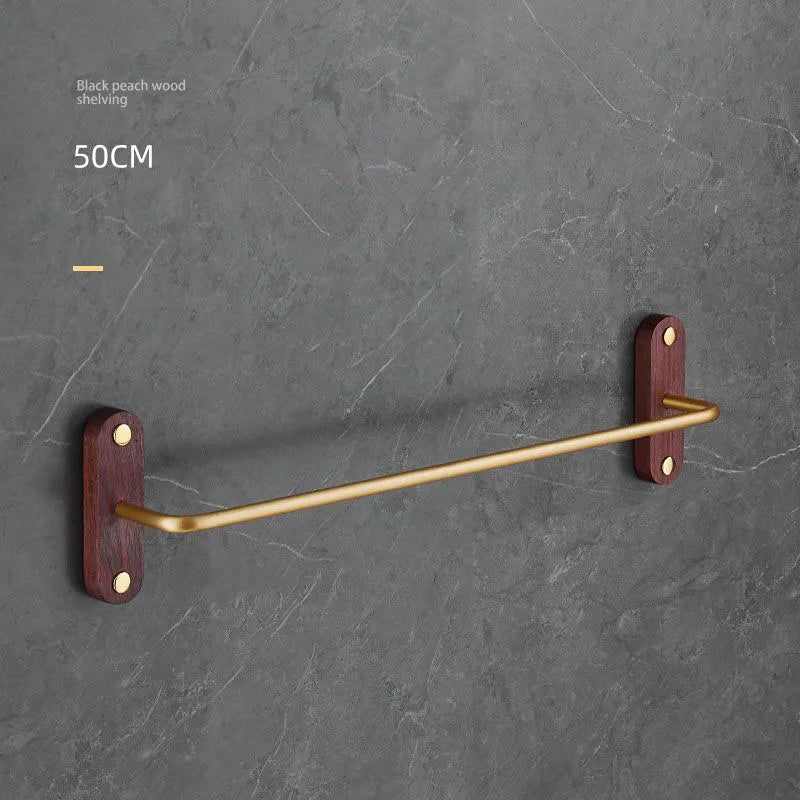 Przymocowana do ściany wieszarka na ręczniki | 1 drążek | Minimalistyczny i funkcjonalny design