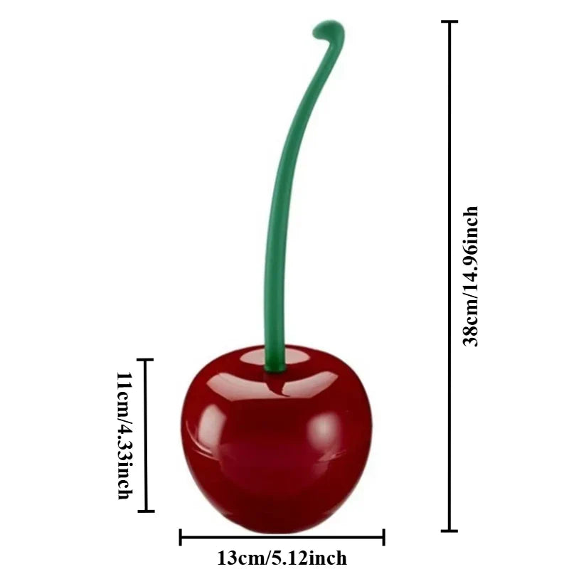 ToiletCherry – Uchwyt na szczotkę toaletową w kształcie wiśni