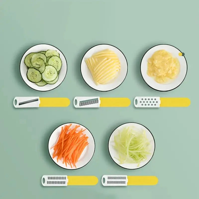 SlicePro – Wielofunkcyjna krajaczka do warzyw i owoców z rączką