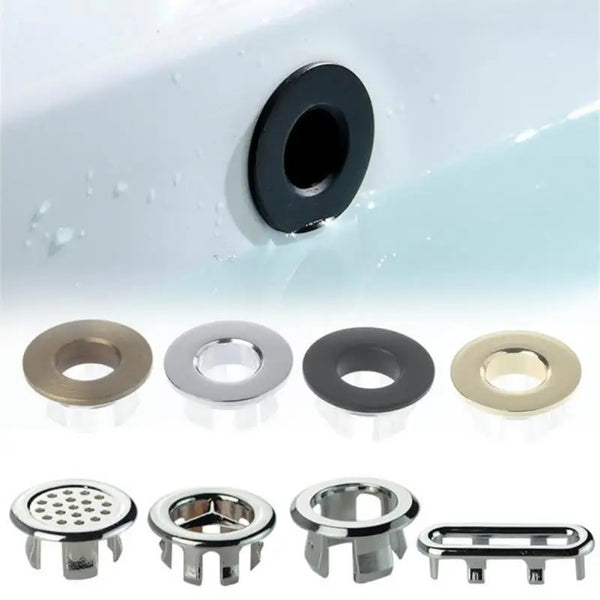 LuxDrain RingCover – Mosiądzowy Pierścień Przelewowy do Zlewu