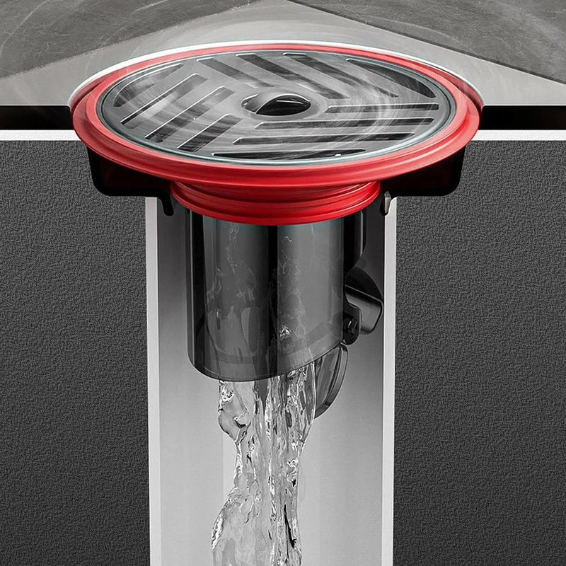 AquaShield Kompaktowy Odpływ Podłogowy ze Stali Nierdzewnej