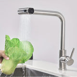 SteelFlex Gun Gray Wysuwana Kran Kuchenny