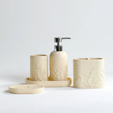 5-częściowy zestaw łazienkowy | Wygrawerowany Wzór