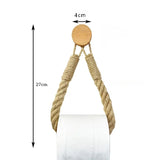 HangEasy Bezgwoździowy Sznurkowy Wieszak na Ręczniki & Trzymacz do Papieru Toaletowego