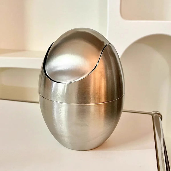 LuxBin Mini Kosz na Śmieci ze Stali Nierdzewnej