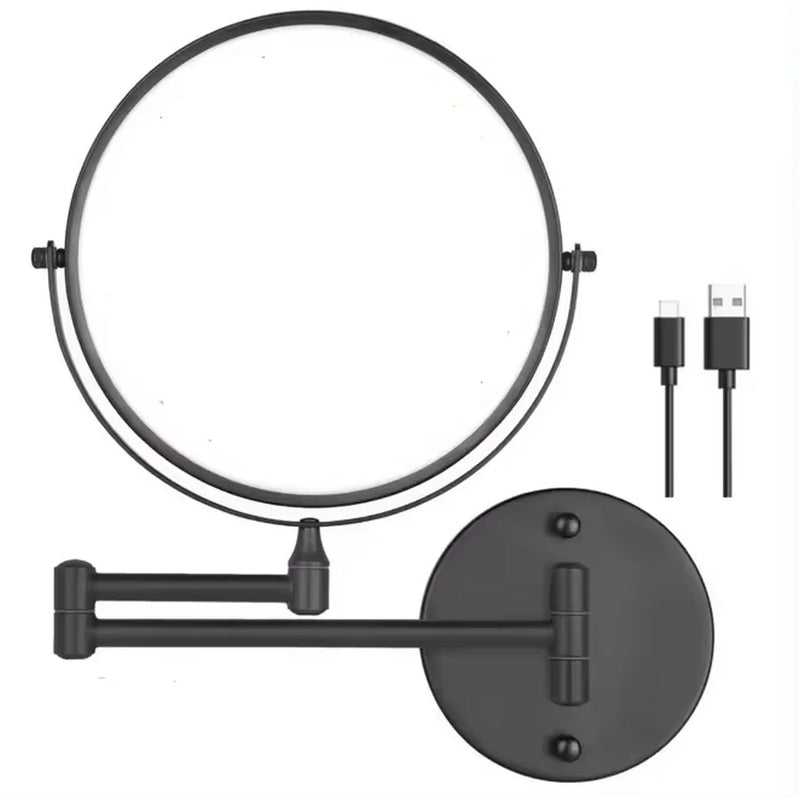 LumiView 8" Ładowalne Lusterko do Makijażu z Oświetleniem