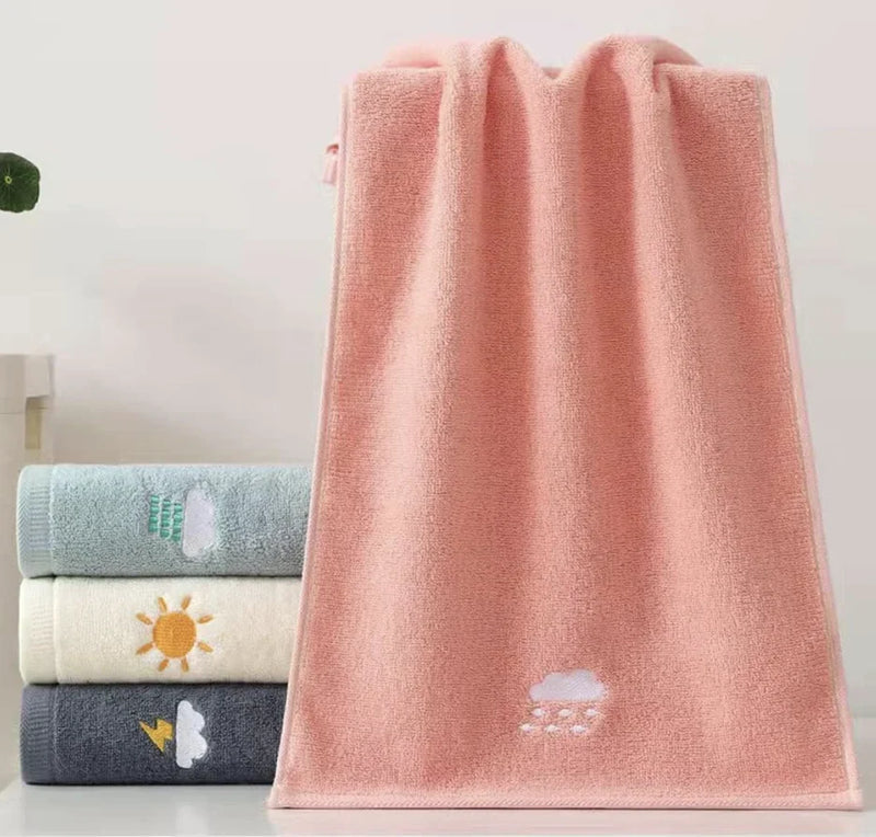 Zestaw 4 Luksusowych Ręczników | 100% Gręplowanej Przędzy Bawełnianej