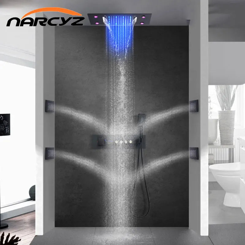 Termostatyczna Bateria Prysznicowa z Wyświetlaczem LED