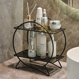 AureliaTower Luksusowy 2-Poziomowy Organizer Kosmetyczny