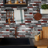 LuxeMarmer Złoto-Białe Naklejki Ścienne w Stylu Marmuru