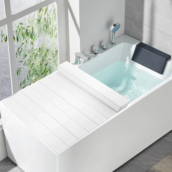 ThermaFold Składana Pokrywa do Wanny – Wodoodporny Panel Izolacyjny z PVC 75 × 170 cm