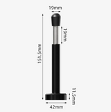 Nurlin Mosiężny Zatrzask do Drzwi z Rowkowaniem