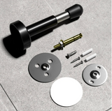 Nurlin Mosiężny Zatrzask do Drzwi z Rowkowaniem