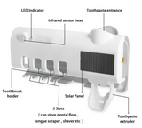 SolarBright UV Szczotko-holder do Szczoteczek do Zębów z Dozownikiem Pasty