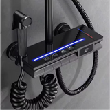 AquaLumen Luxe LED Panel Prysznicowy z Cyfrowym Wyświetlaczem