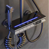 AquaLumen Luxe LED Panel Prysznicowy z Cyfrowym Wyświetlaczem