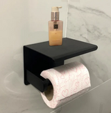 SmartHold Luxe – Aluminiowy Uchwyt na Rolkę Toaletową z Półką na Telefon