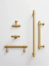 NurlinLux Massief Messing Franse T-Bar Handgrepen