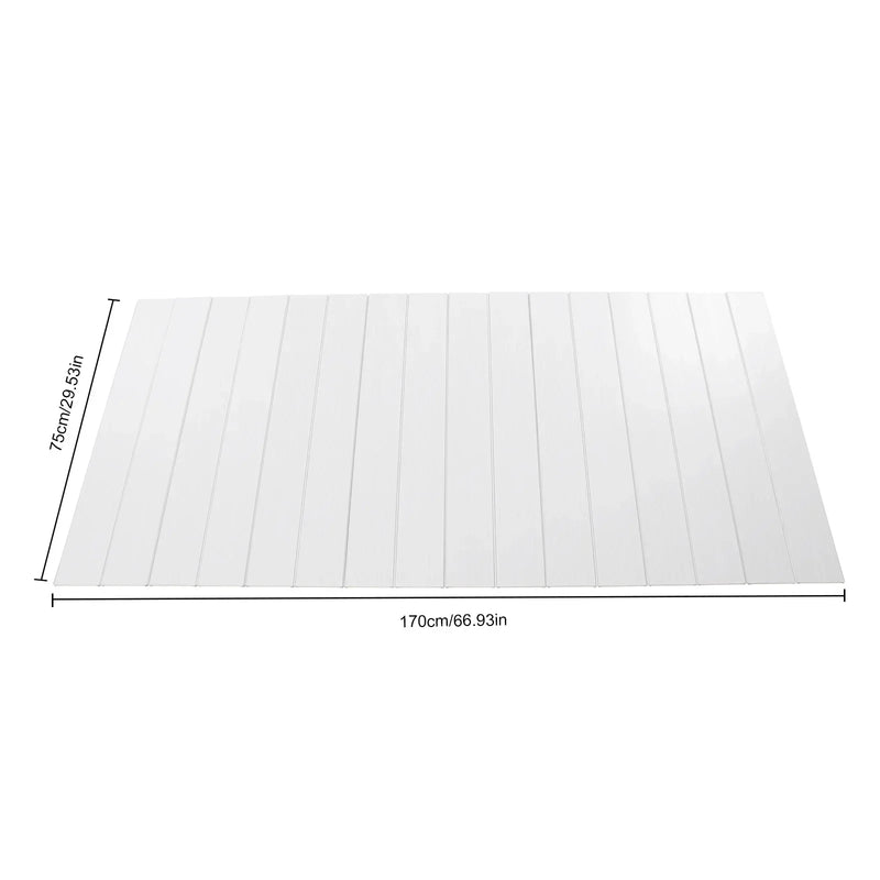 ThermaFold Składana Pokrywa do Wanny – Wodoodporny Panel Izolacyjny z PVC 75 × 170 cm