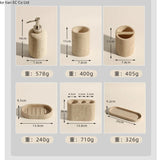 Luksusowy Akcesorium Łazienkowe z Piaskowca i Kamienia Naturalnego