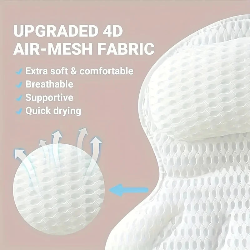 AquaComfort Luxe Poduszka do Kąpieli – 3D Air Mesh