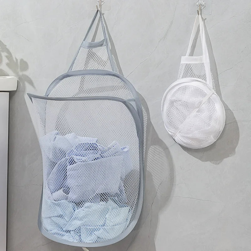 FlexiStore Składana Wisząca na Ścianie Kosz na Bieliznę