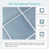 Samoprzylepne Płytki Ścienne 3D – PVC | Matowe | Odporne na Wodę i Ciepło | 30 x 30 cm | 10 Sztuk