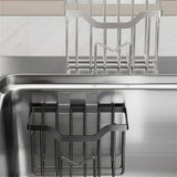 SteelEase – Organizer Kuchenny ze Stali Nierdzewnej do Zlewu i Akcesoriów