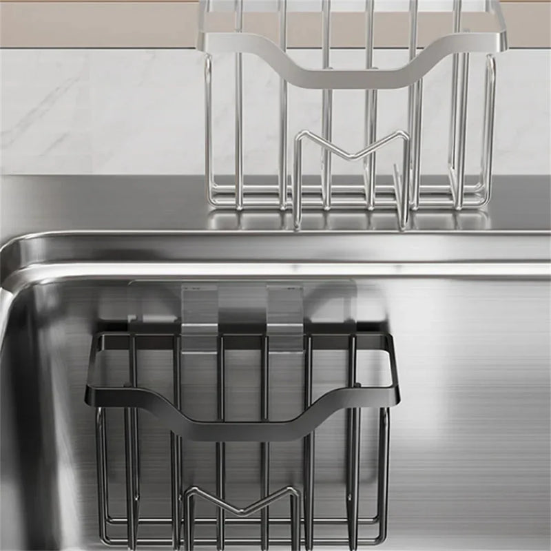 SteelEase – Organizer Kuchenny ze Stali Nierdzewnej do Zlewu i Akcesoriów