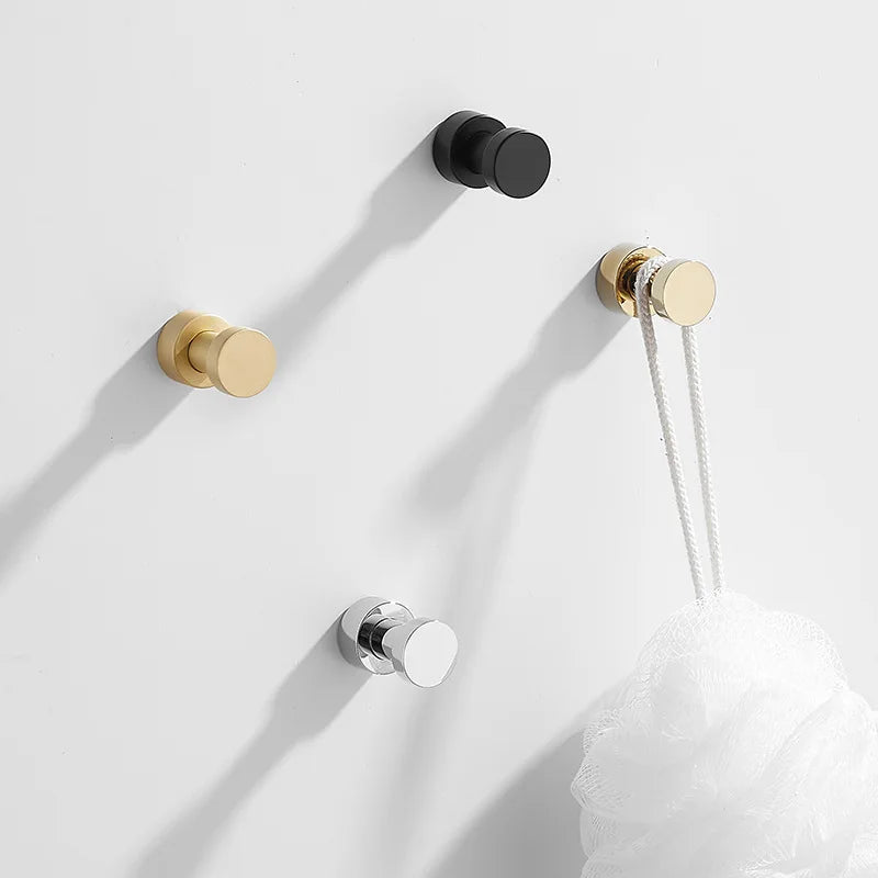 HookLine Nowoczesne Chromowane Haki Ścienne