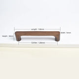 Drewniany guzik meblowy – z drewna bukowego lub orzechowego | Uroczy design | W zestawie śruby