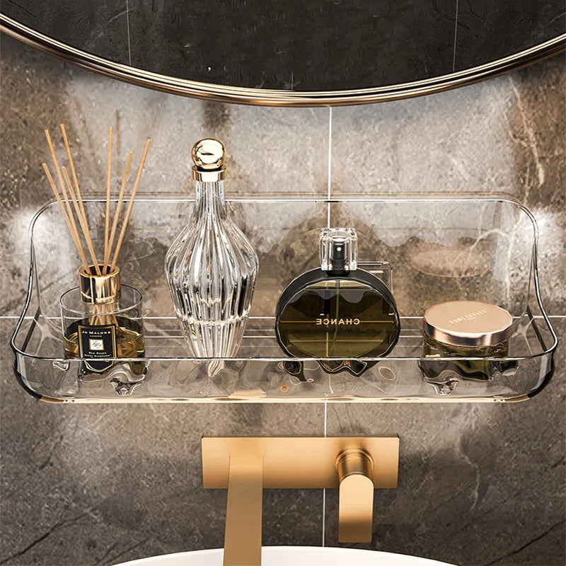 ClearGrip Akrylowa Półka Łazienkowa Bez Wiercenia