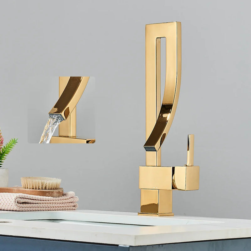 Nowoczesna bateria zlewozmywakowa z wylewką wysoką