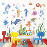 SeaWorld Ocean – Naklejki Ścienne z Zwierzętami Podwodnego Świata