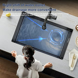 Zlewozmywak ze stali nierdzewnej Duży Pojedynczy Nano Grawerowany Plastrowy Zlewozmywak Podblatowy