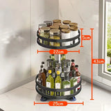 SpiceTurn Pro – 360° Obrotowy organizer na przyprawy do kuchni