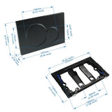 Podwójna Płyta Szpulowa Czarna | W zestawie Ramka & Zestaw Dźwigni Szpulowych
