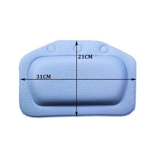 SpaRelax Miękka Poduszka do Kąpieli – Wygodna Poduszka pod Szyję z Przyssawką