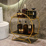 AureliaTower Luksusowy 2-Poziomowy Organizer Kosmetyczny