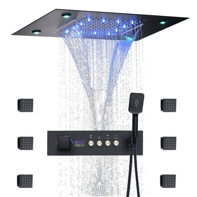 Termostatyczna Bateria Prysznicowa z Wyświetlaczem LED
