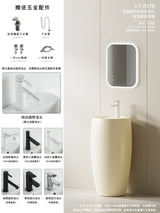 Keramiczna Okładzina Blatu Umywalki | Otwór na Baterię Haplopore