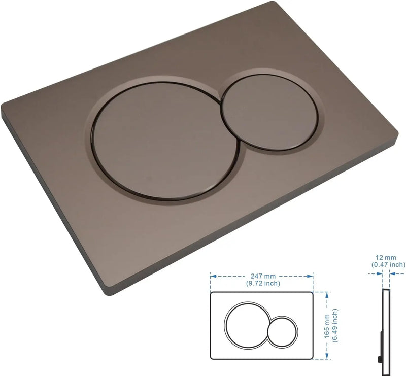 Przycisk spłukujący do toalety | Elegancki Design | Wysokiej Jakości Tworzywo Sztuczne i Metal