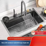 Akcesoria kuchenne Zlewozmywak Duży Wzmacniany Zlewozmywak Jednokomorowy Zlewozmywak do Warzyw