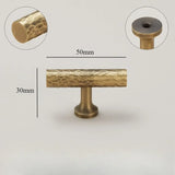 Vintage Mosiężne Uchwyty do Szafek i Szuflad