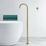 Wolnostojący bateria wannowa – jeden uchwyt | ciepła i zimna woda | montaż podłogowy | różne kolory