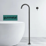 Wolnostojący bateria wannowa – jeden uchwyt | ciepła i zimna woda | montaż podłogowy | różne kolory