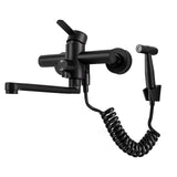 AquaFlex Kran ścienny z wylewką boczną – 360° Obrotu