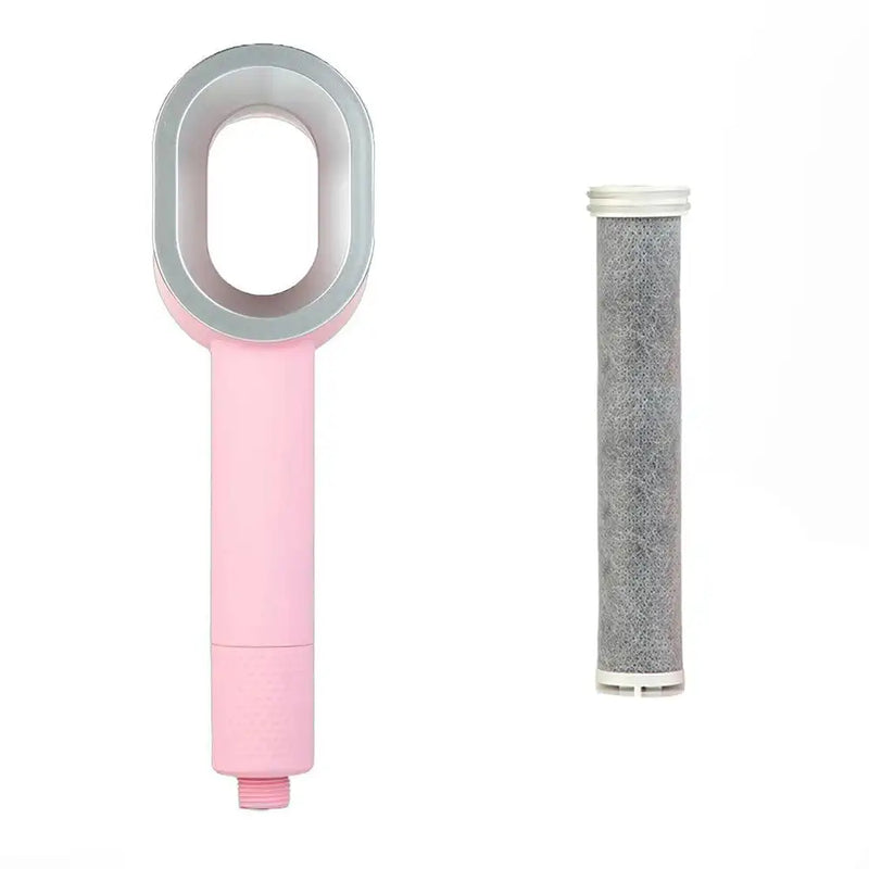 AquaGlow Beauty Filter Prysznic – Wysokie Ciśnienie, Oszczędność Wody & Filtrowana Woda – Okrągły Wzór Ręczny