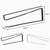 HangEase – Bezmłotkowy Metalowy Trzymacz do Ręczników Kuchennych i Rolek na Drzwi Szafki