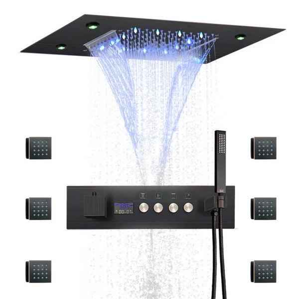 Termostatyczna Bateria Prysznicowa z Wyświetlaczem LED